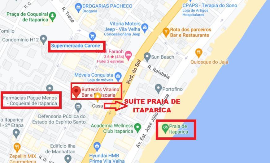 Suite Praia De Itaparica Vila Velha  Dış mekan fotoğraf